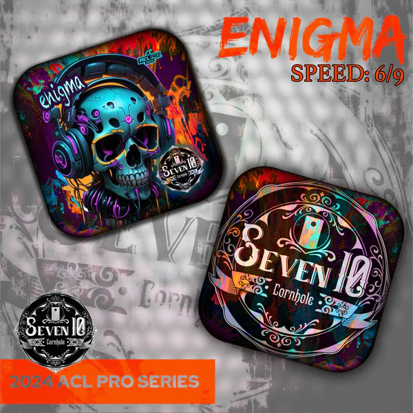Seven 10 Cornhole Bags - Enigma Pro Strictly Skulls Series