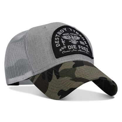 Destroy Tyranny and Die Free Patch Snapback