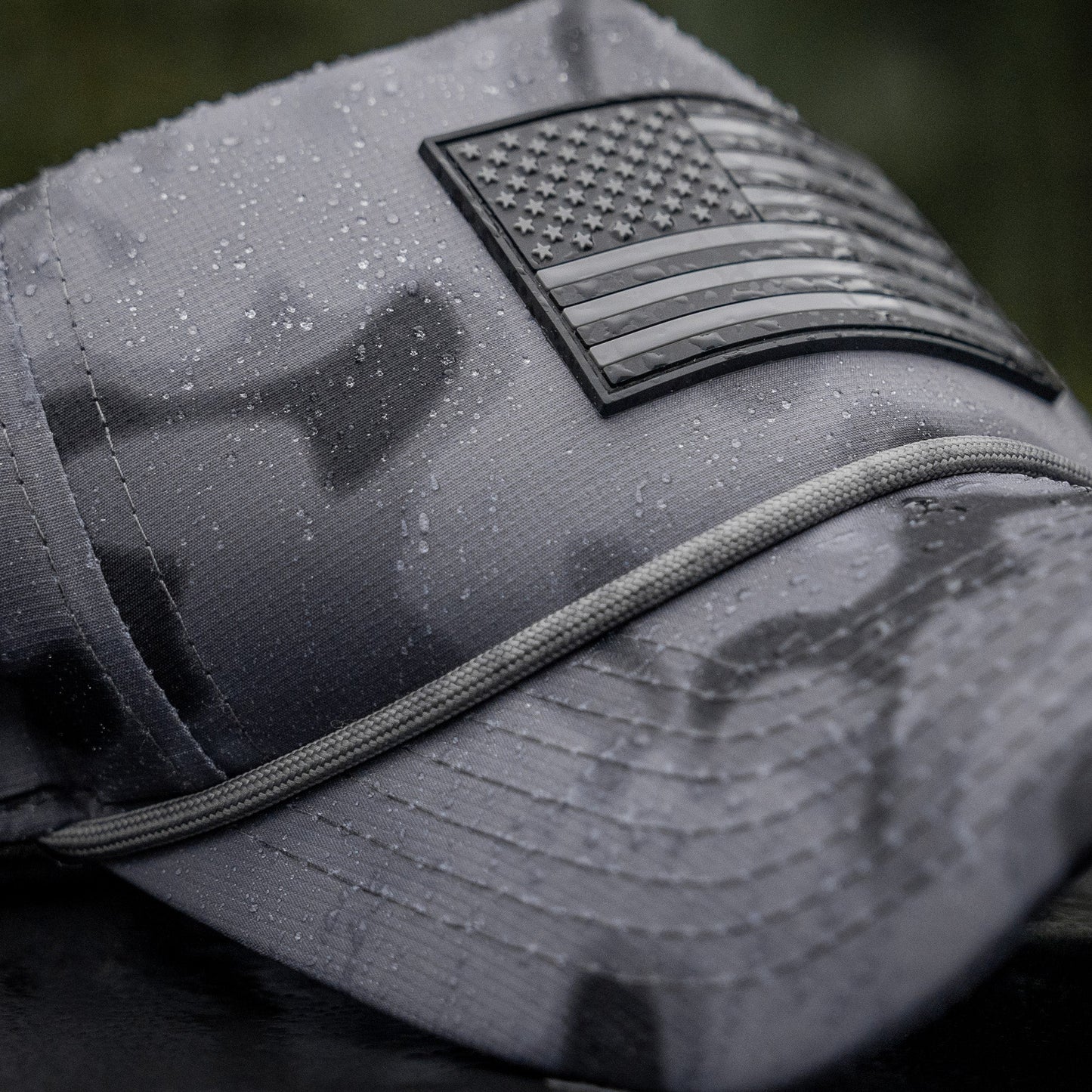American Flag PVC Patch Waterproof Weekender Snapback