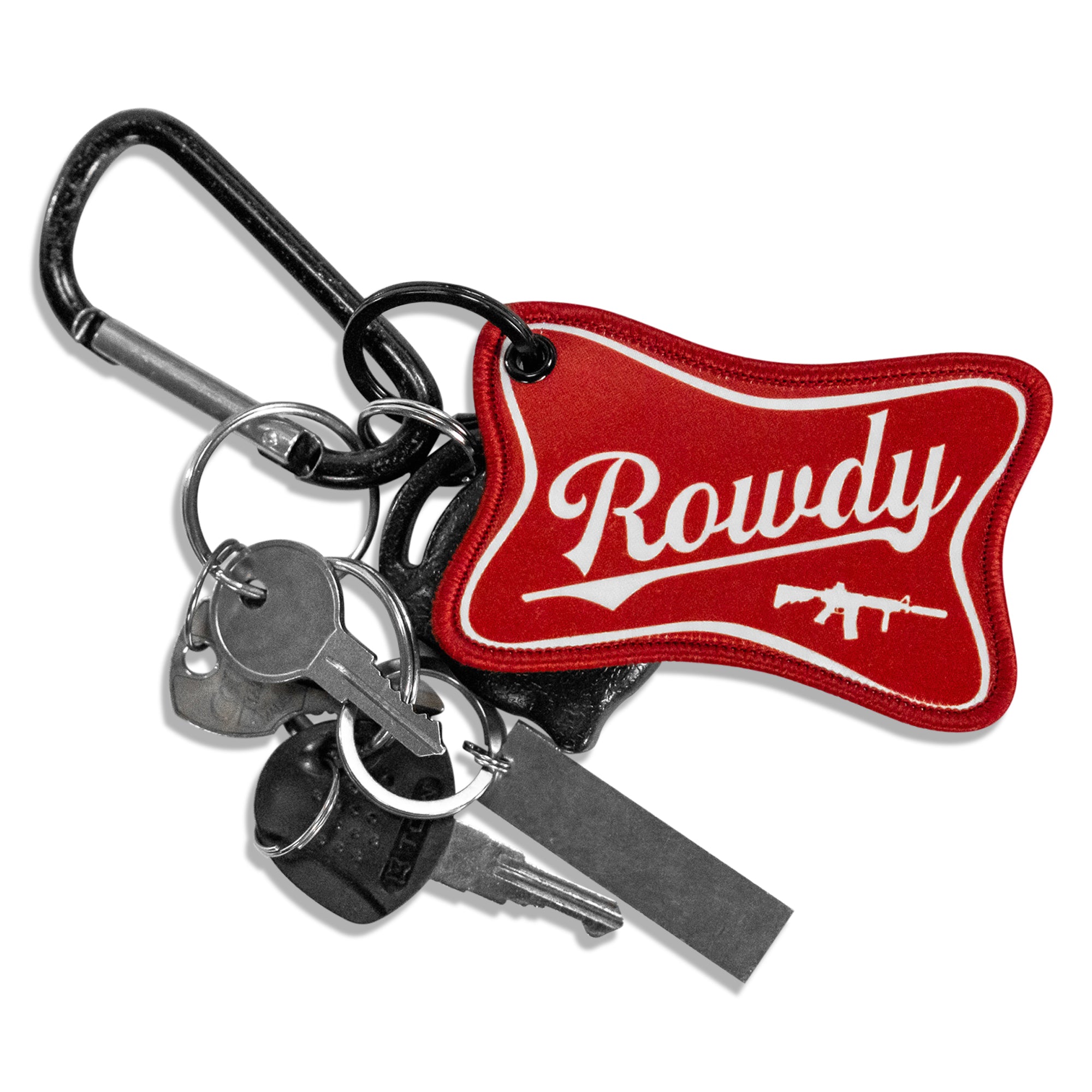 Rowdy Beer Logo Keychain – Dirty Bags Cornhole