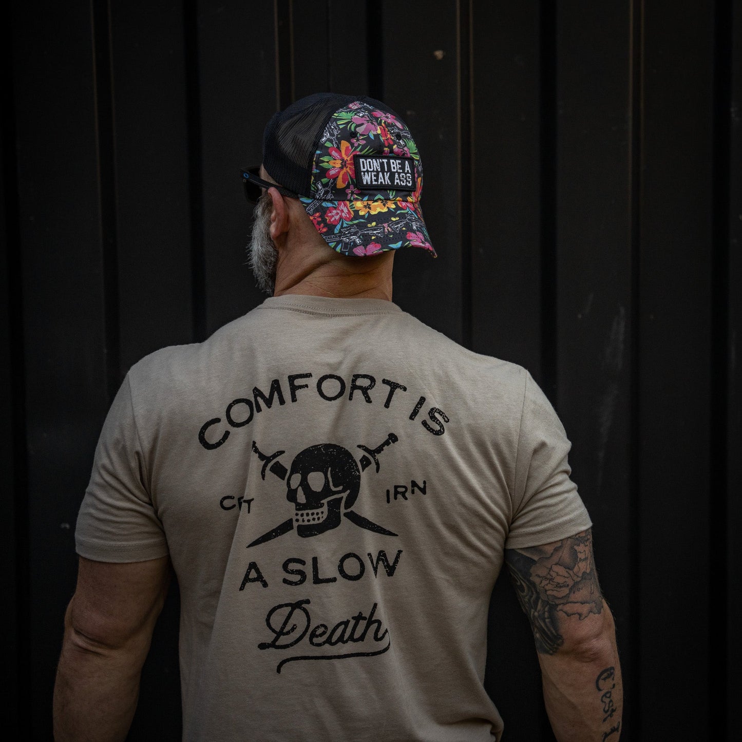 Don't Be A Weak Ass Patch Tactical Ripstop Mesh Snapback Hat