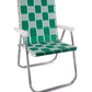 Green & White Classic Chair
