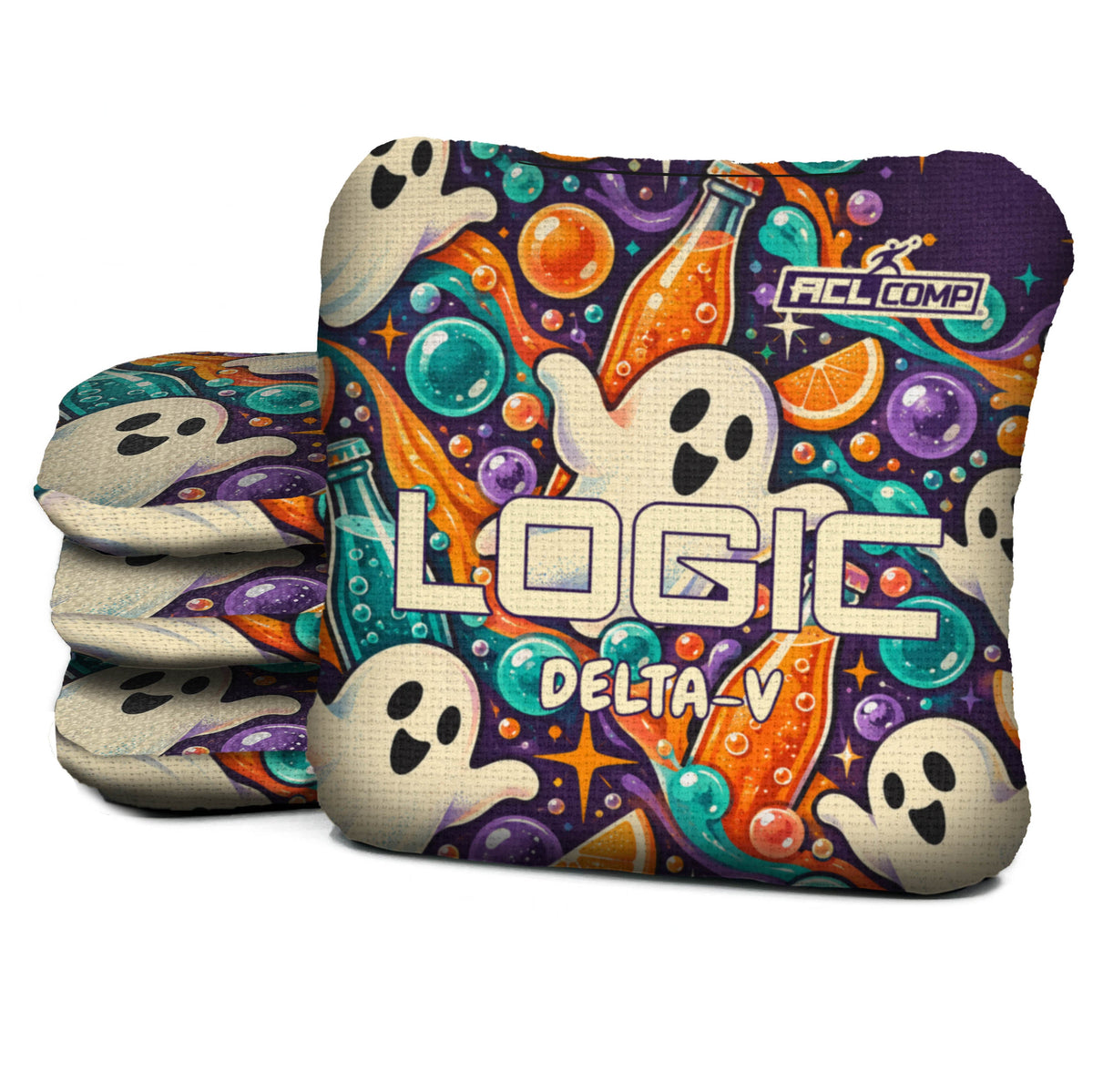 Ghost Soda Club Cornhole Bags - Multiple Series - Set of 4