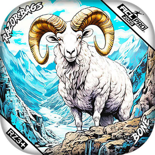 Bone | Alaskan Dall Sheep | ACL PRO Razor Cornhole Bags
