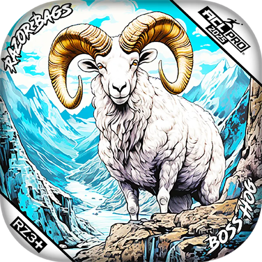 Boss Hog | Alaskan Dall Sheep | ACL PRO Razor Cornhole Bags