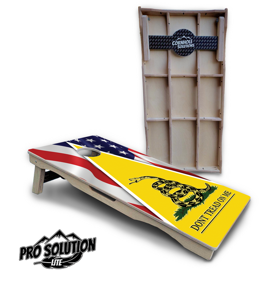 DTOM Yellow Triangle Cornhole Boards - Pro Solution Lite Series