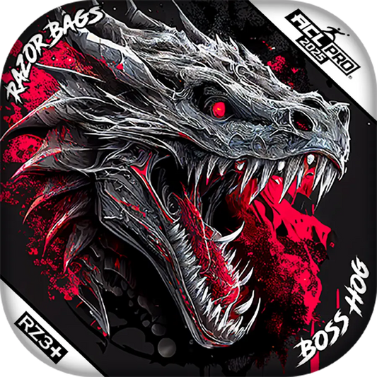 Boss Hog | Dragon Black Series | ACL PRO Cornhole Bags by Razor Bags (Razor Cornhole)