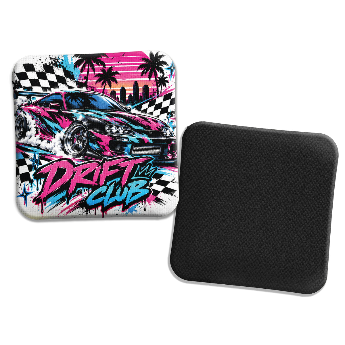 Hybrid Carpet Cornhole Bags - Speed Profile 5/8 - Drift Club Pink