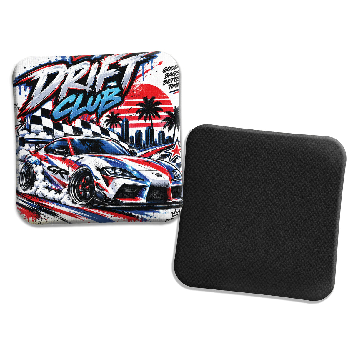 Hybrid Carpet Cornhole Bags - Speed Profile 5/8 - Drift Club Blue