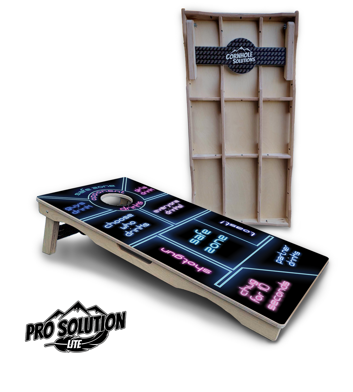 Drinking Game Cornhole Boards - Pro Solution Lite Series