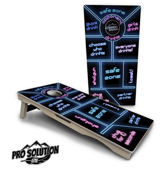 Drinking Game Cornhole Boards - Pro Solution Lite Series