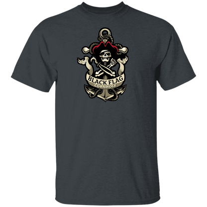 Black Flag Cornhole Logo T-Shirt