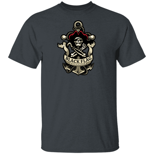 Black Flag Cornhole Logo T-Shirt