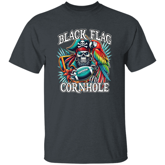 Black Flag Cornhole Football T-Shirt