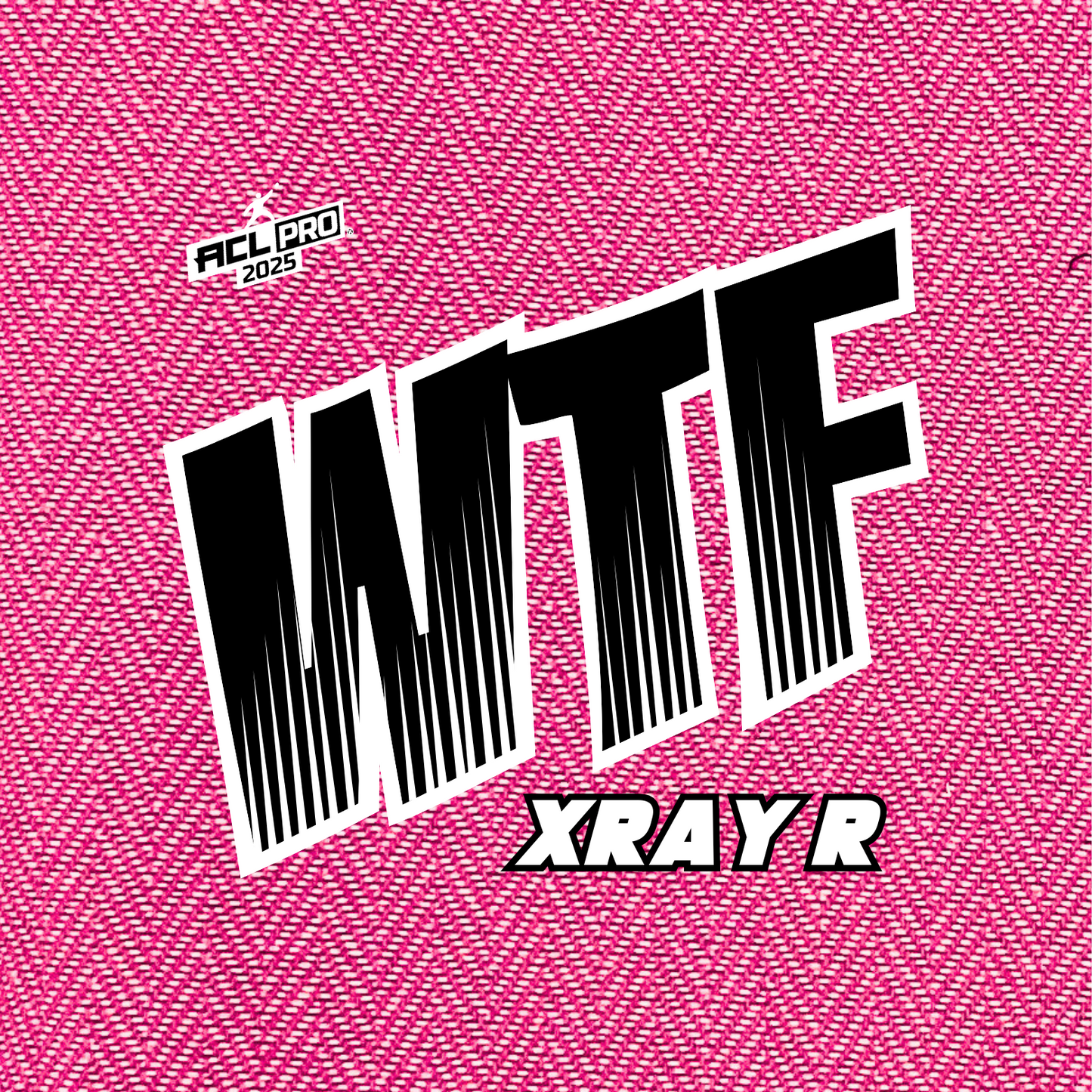 2026 WTF X-RAY Pink carpet - ACL Pro Stamped Cornhole Bags - Set of 4 bags