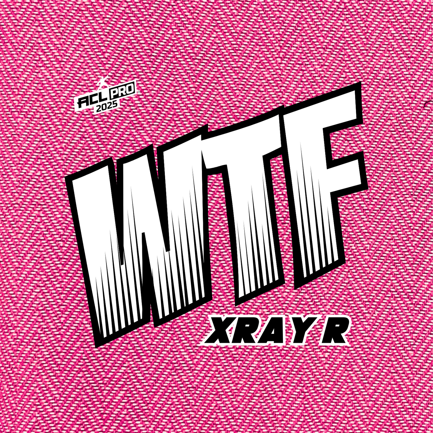 2026 WTF X-RAY Pink carpet - ACL Pro Stamped Cornhole Bags - Set of 4 bags