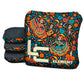 Calaca Fiesta Ribbons Cornhole Bags - Multiple Series - Set of 4