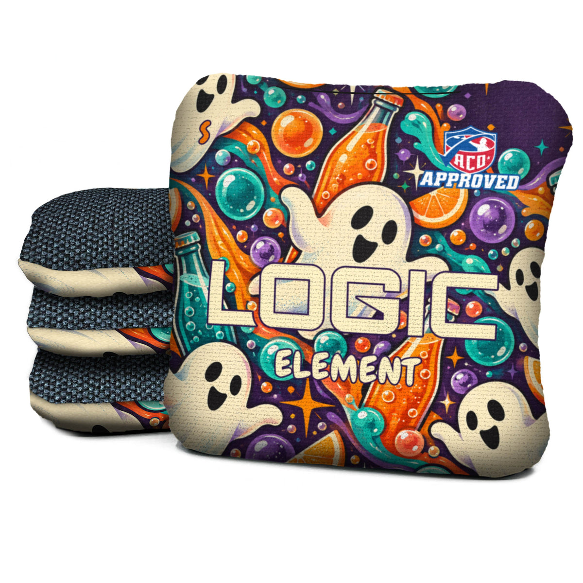 Ghost Soda Club Cornhole Bags - Multiple Series - Set of 4
