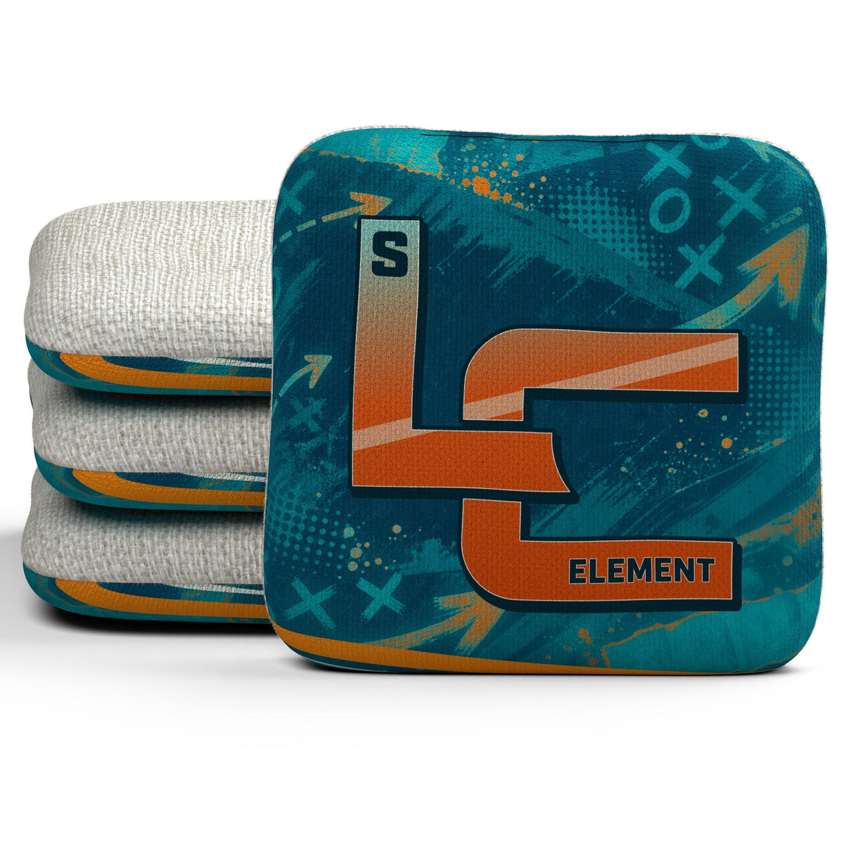Miami Football Cornhole Bags - Set of 4 | Logic Cornhole