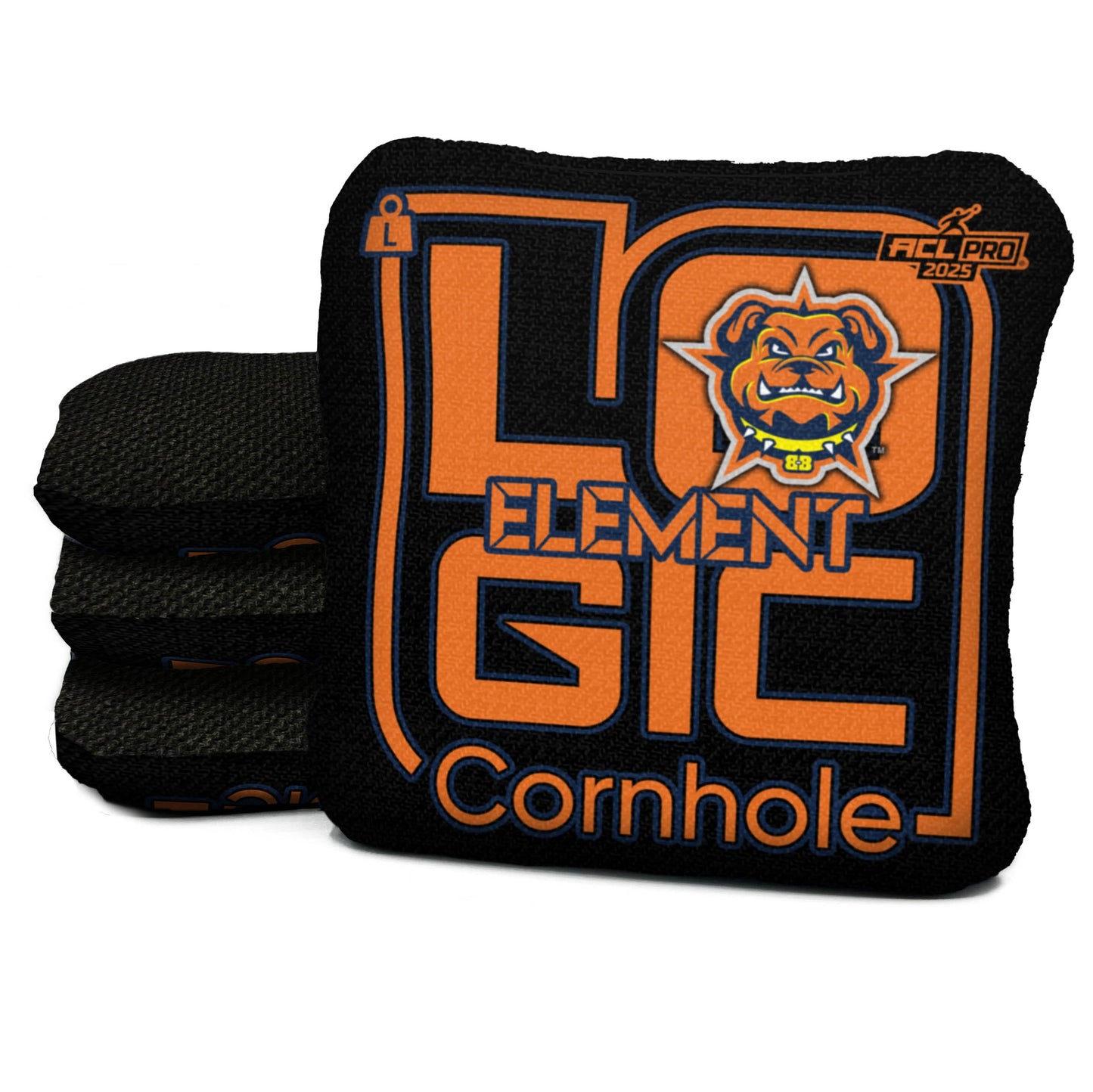 Logic Cornhole - Texas Bully Baggers - Official ACL TEAMS - ACL PRO BAGS - MULTIPLE BAG SERIES - Set of 4 bags