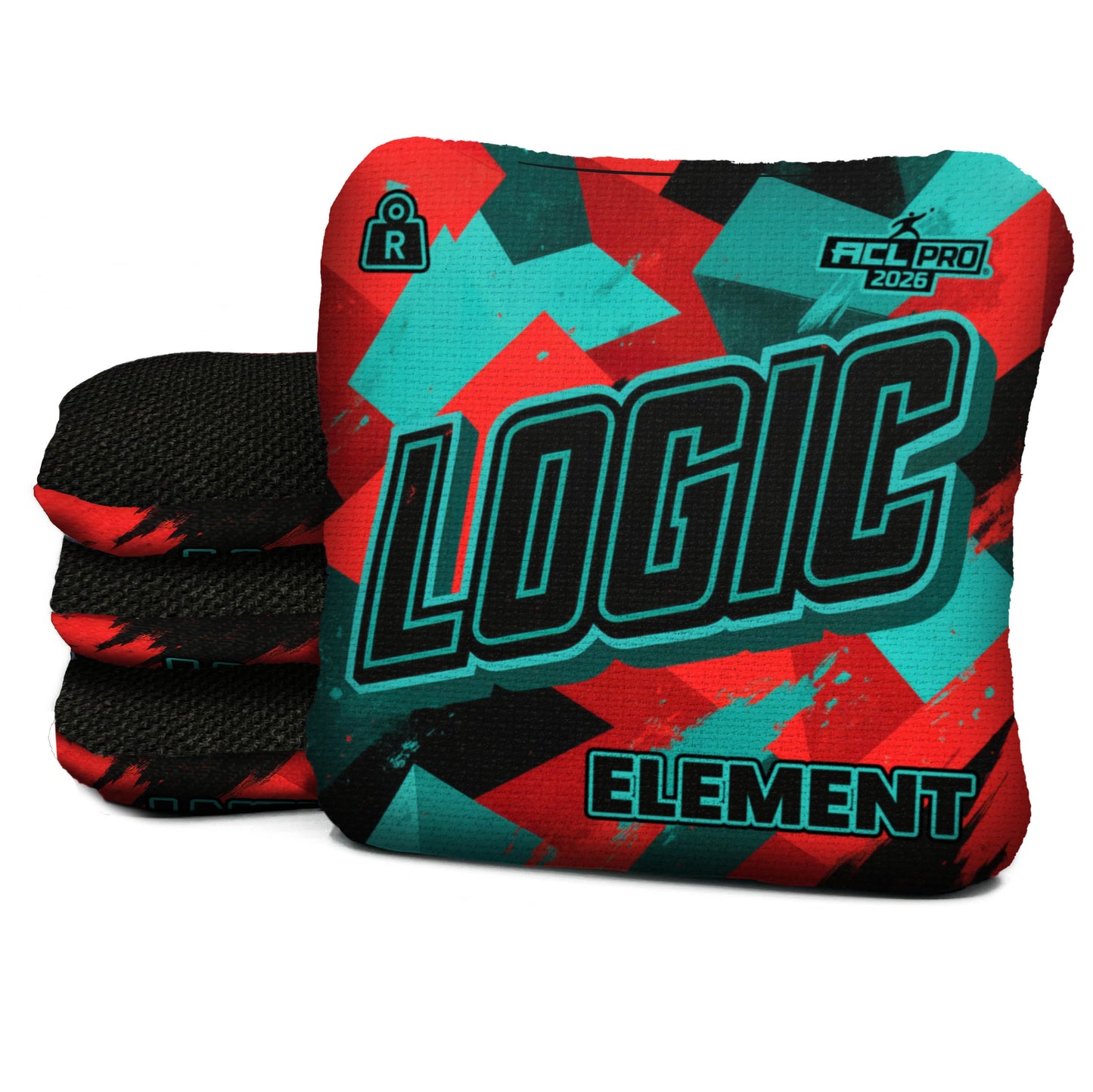 Angle Splat - Teal Red - ACL PRO 2026 BAGS - MULTIPLE BAG SERIES - Set of 4 bags
