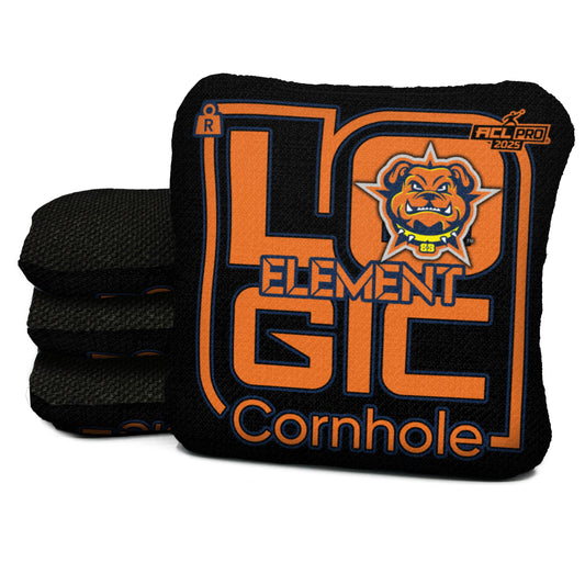 Logic Cornhole - Texas Bully Baggers - Official ACL TEAMS - ACL PRO BAGS - MULTIPLE BAG SERIES - Set of 4 bags