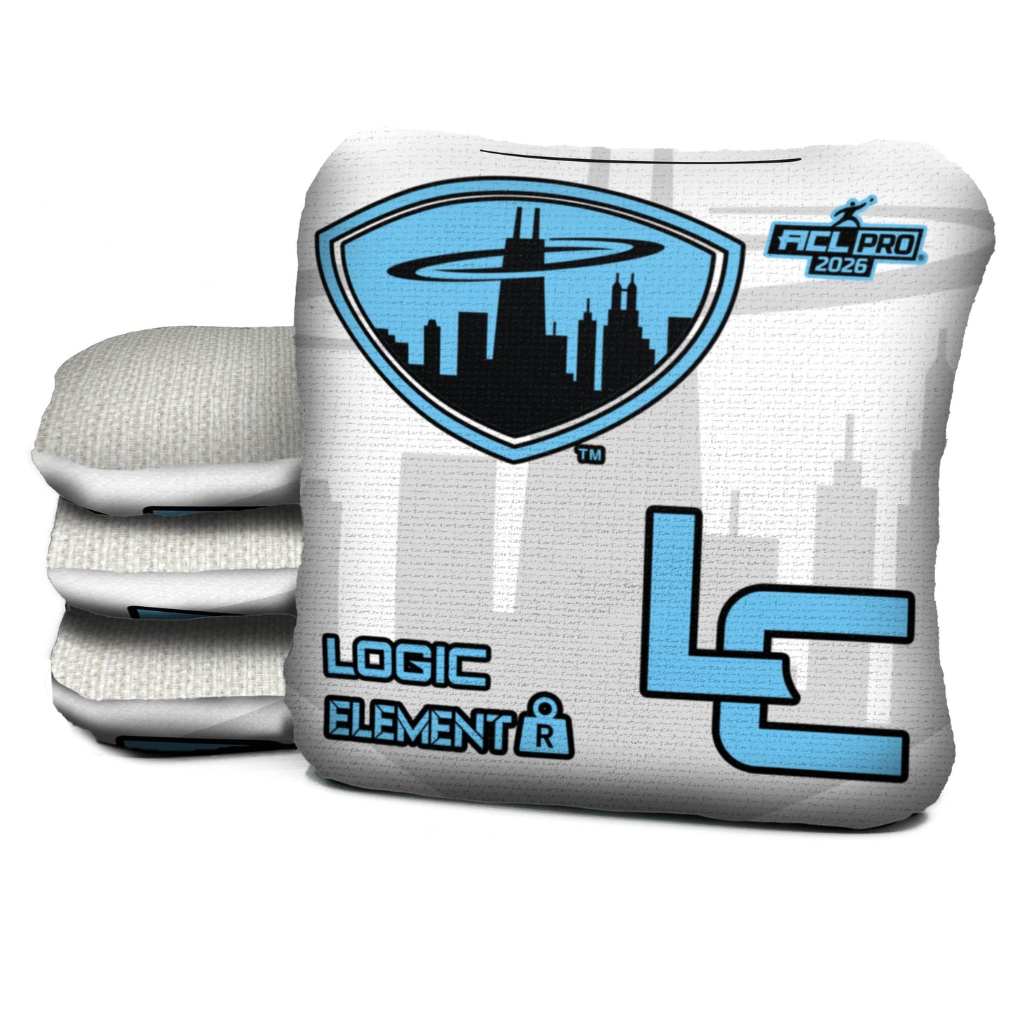 2026 Chicagoland Spinners - Light Broadcast - Logic Cornhole ACL PRO BAGS - MULTIPLE BAG SERIES - Set of 4 bags
