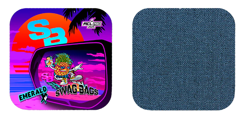 Swag Bags Cornhole - Emerald XR - Rear View