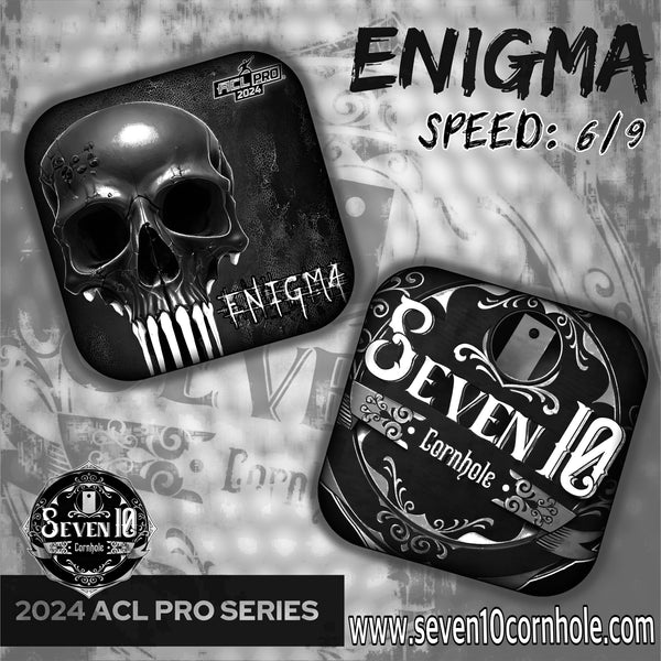 Seven 10 Cornhole Bags - Enigma Pro Blackout Series