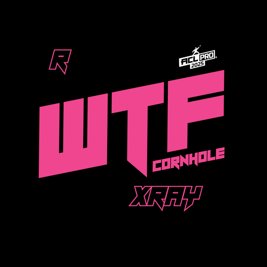 2026 WTF X-RAY Pink carpet - ACL Pro Stamped Cornhole Bags - Set of 4 bags