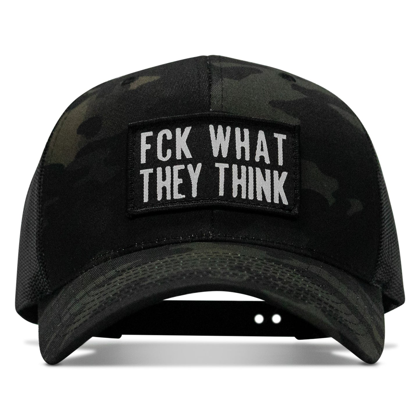 FCK What They Think Patch Snapback Hat