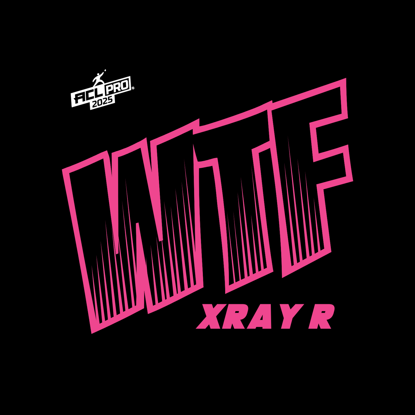 2026 WTF X-RAY Pink carpet - ACL Pro Stamped Cornhole Bags - Set of 4 bags