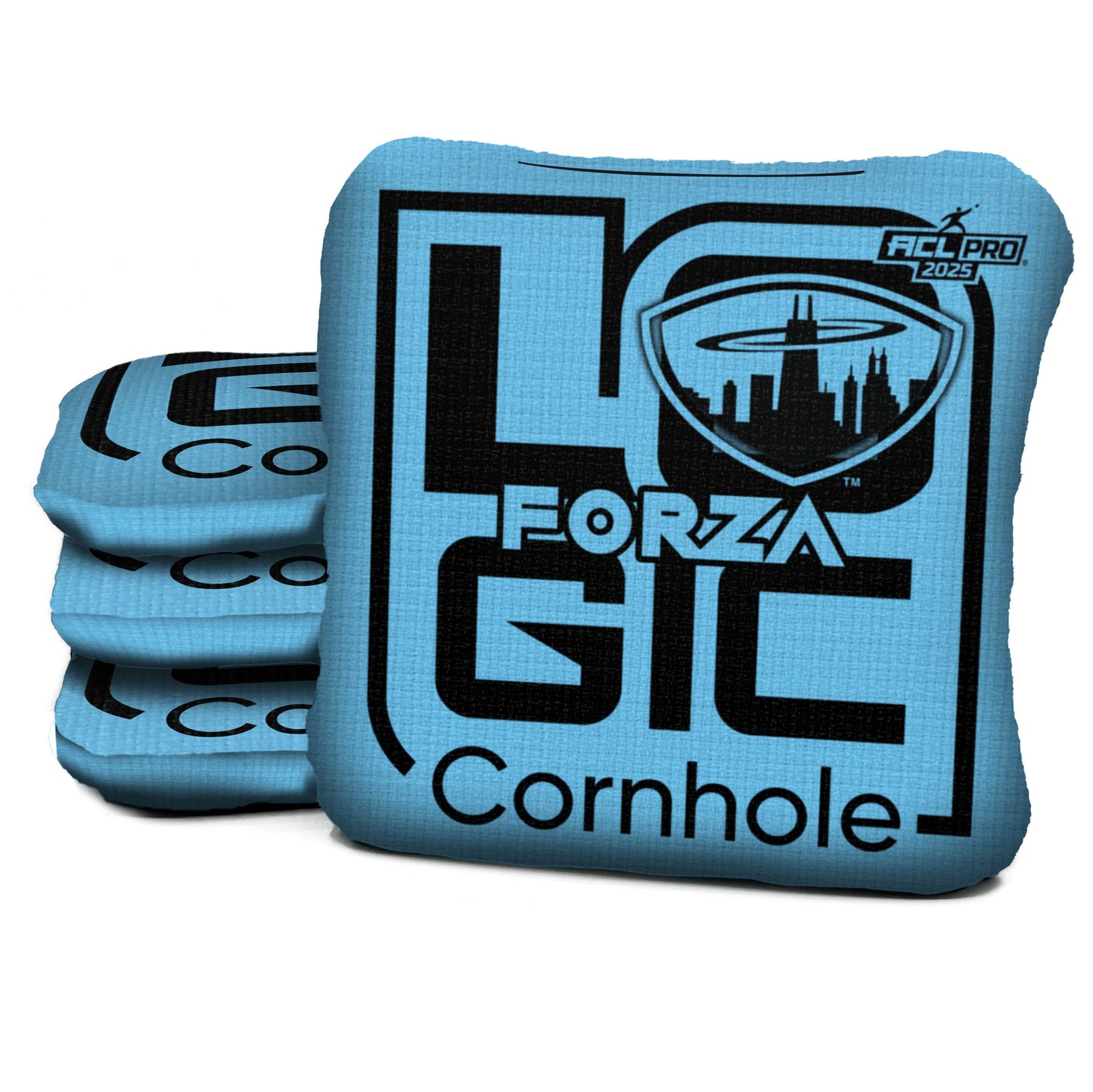 Logic Cornhole - Chicagoland Spinners - Official ACL TEAMS - ACL PRO BAGS - MULTIPLE BAG SERIES - Set of 4 bags