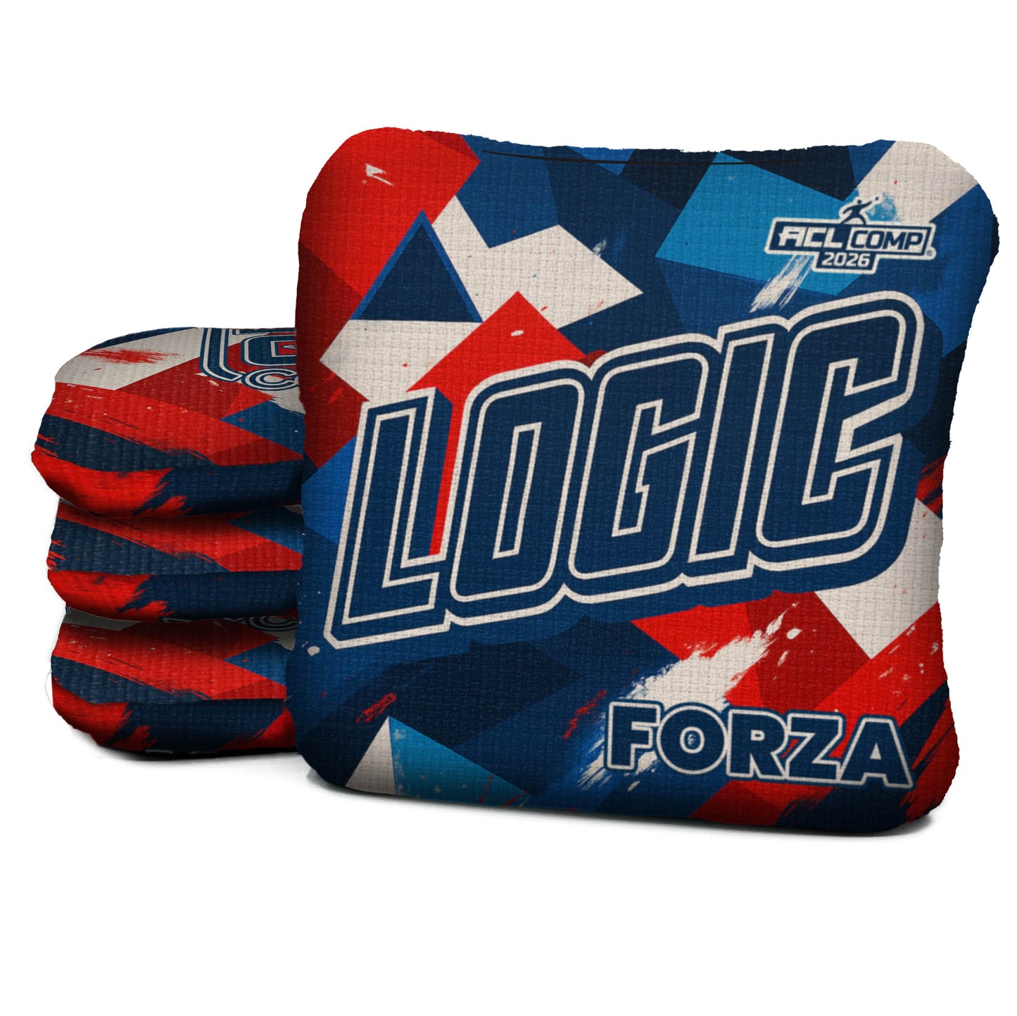 Angle Splat - Red White Blue - ACL PRO 2026 BAGS - MULTIPLE BAG SERIES - Set of 4 bags