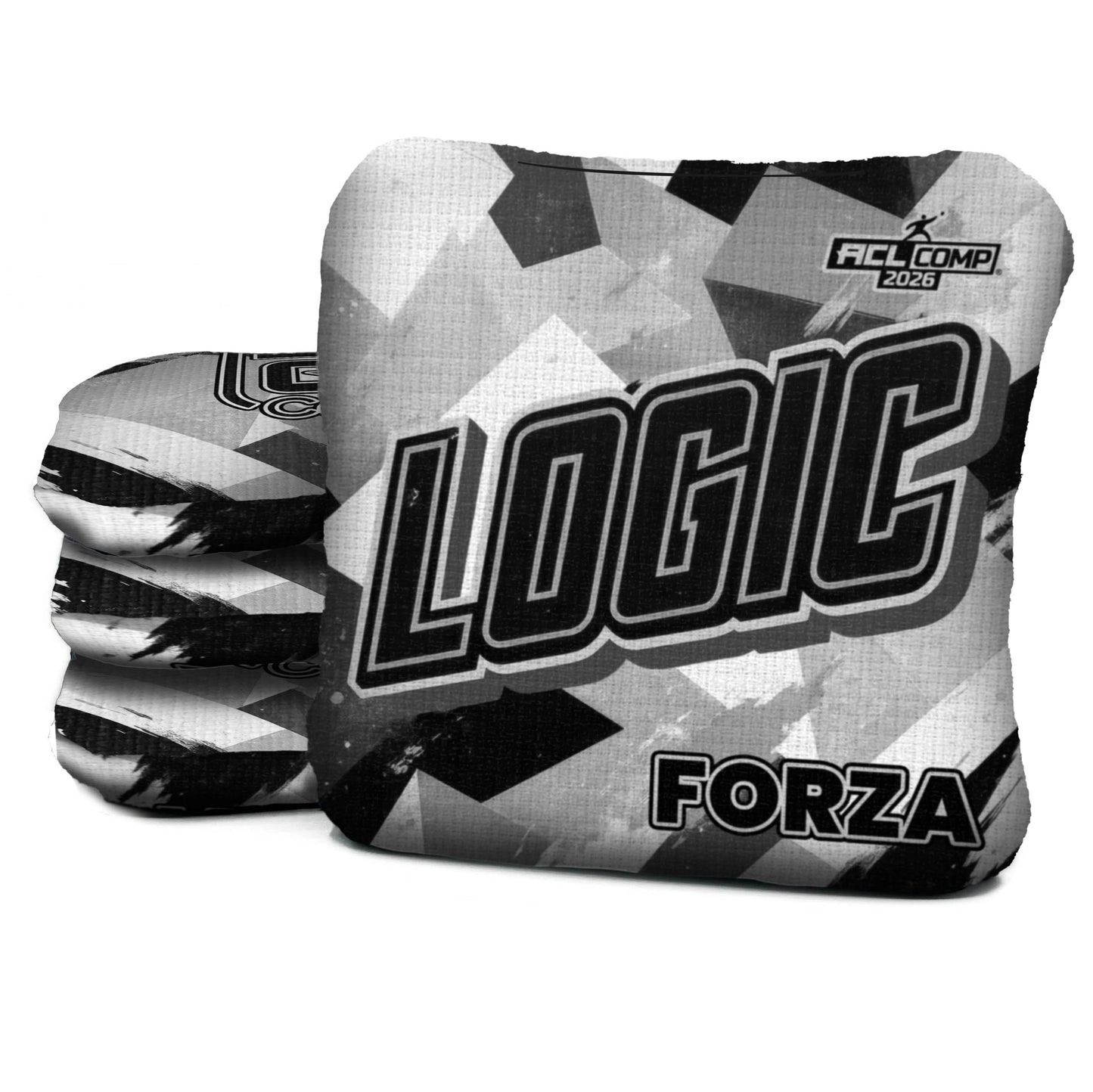 Angle Splat - Black White - ACL PRO 2026 BAGS - MULTIPLE BAG SERIES - Set of 4 bags