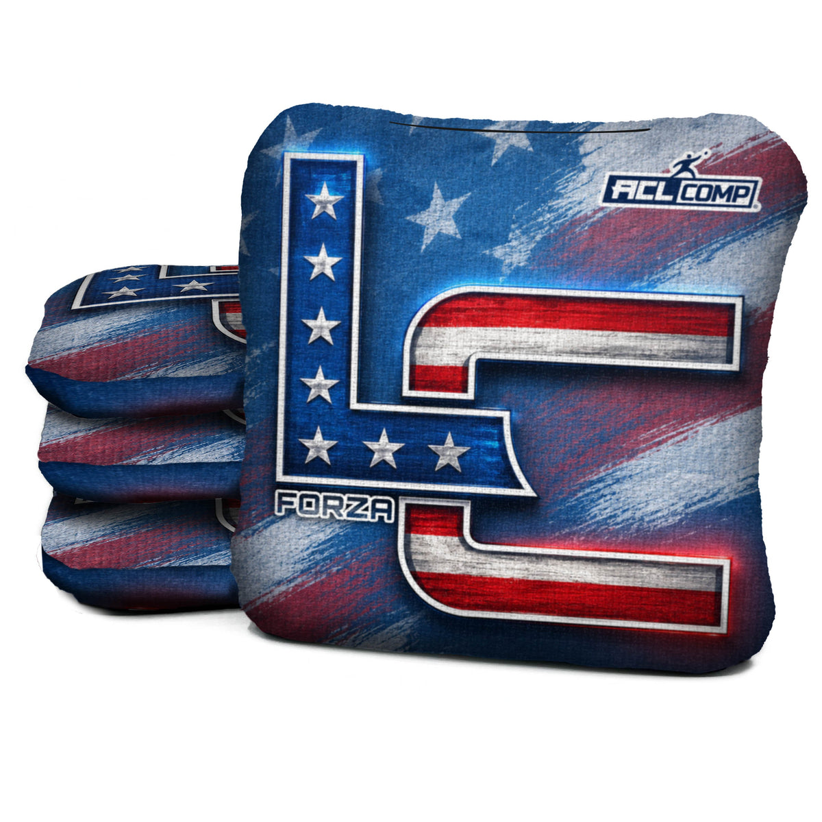 FLAG STREAK LC - ACL PRO 2027 / ACL COMP Bags - Multiple Series - Logic Cornhole