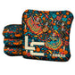 Calaca Fiesta Ribbons Cornhole Bags - Multiple Series - Set of 4