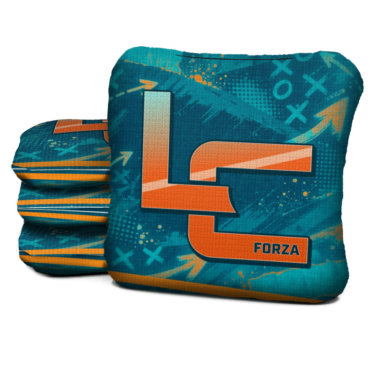 Miami Football Cornhole Bags - Set of 4 | Logic Cornhole