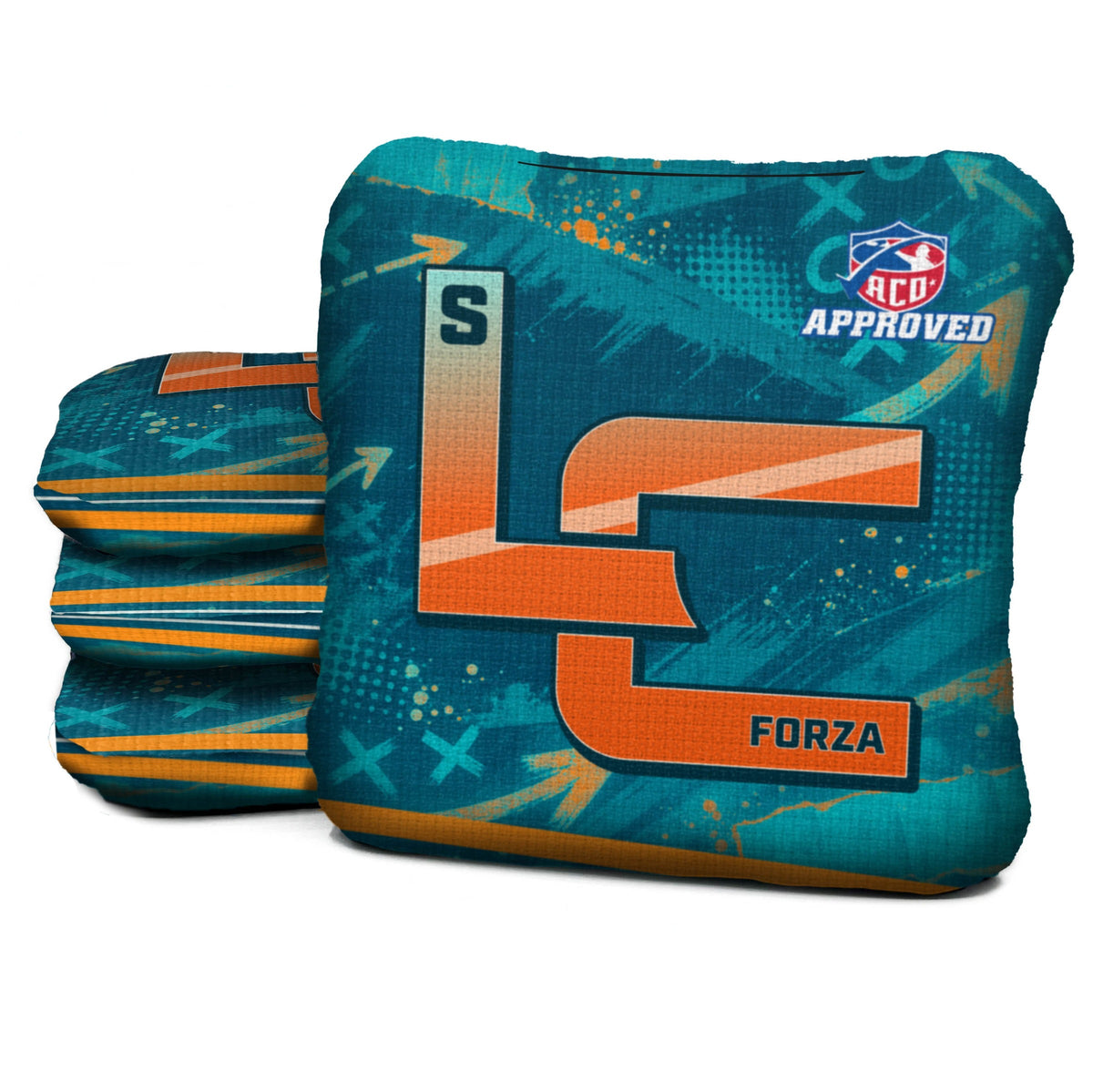 Miami Football Cornhole Bags - Set of 4 | Logic Cornhole