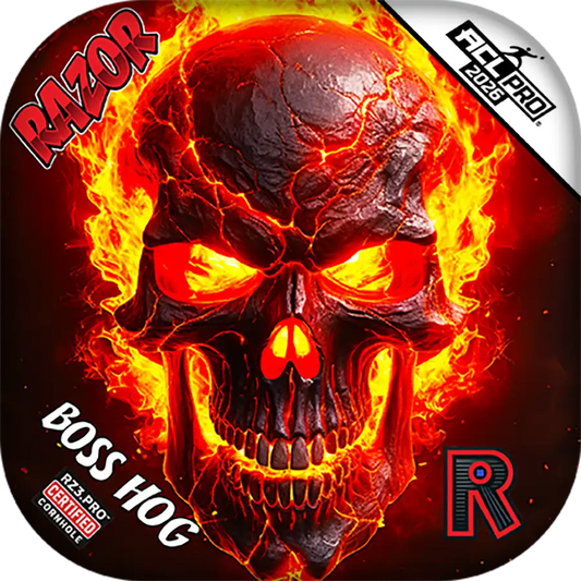 Boss Hog | Fire Skull | ACL PRO Razor Cornhole Bags