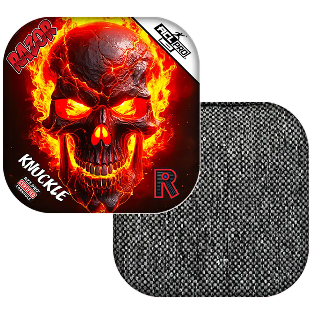 Knuckle | Fire Skull | ACL PRO Razor Cornhole Bags