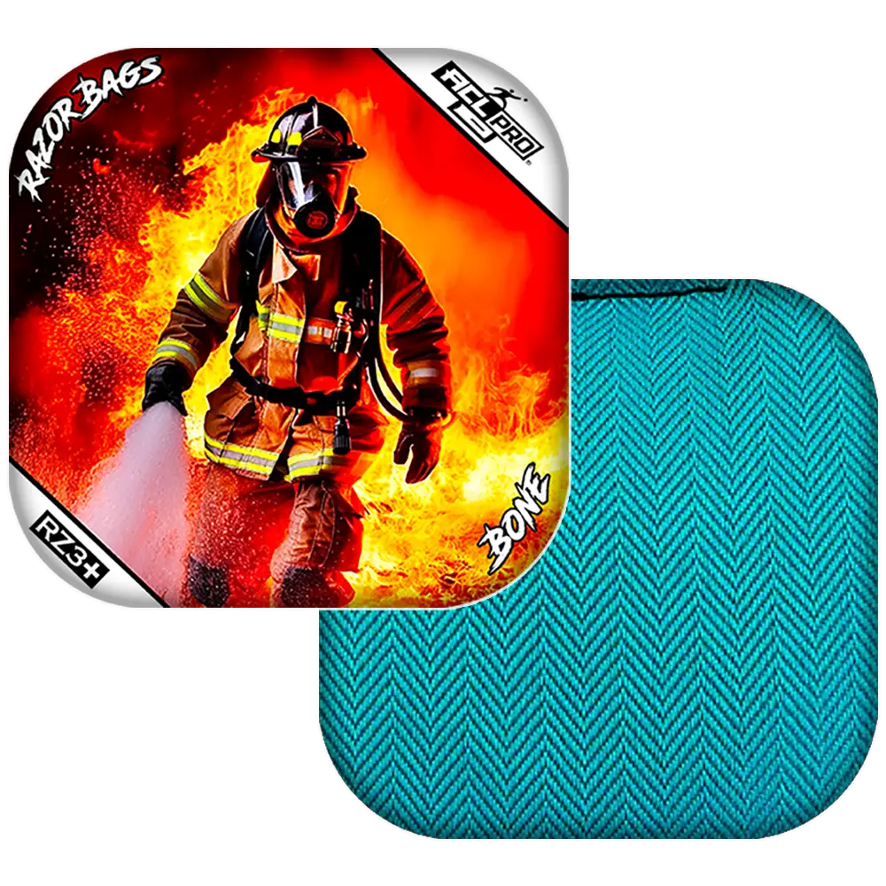 Bone | Hero Fireman | ACL PRO Razor Cornhole Bags