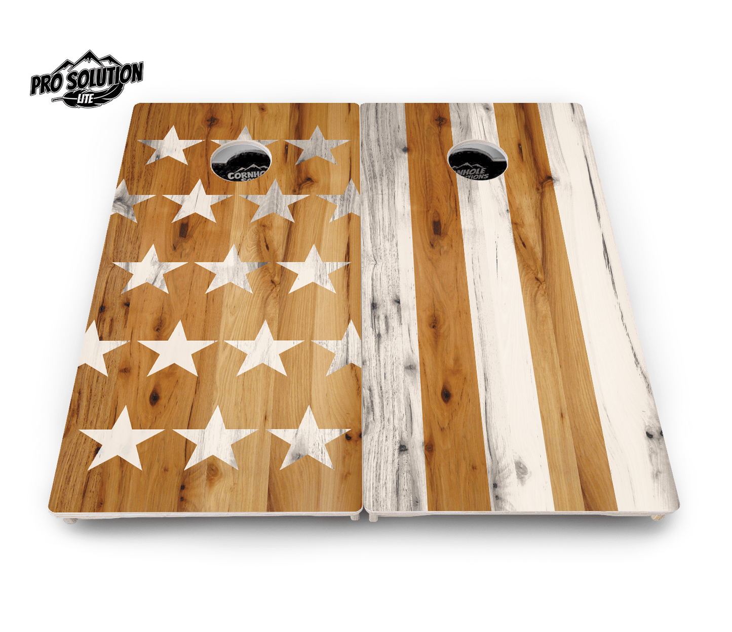 Large Stars & Stripes Cornhole Boards - Pro Solution Lite Series