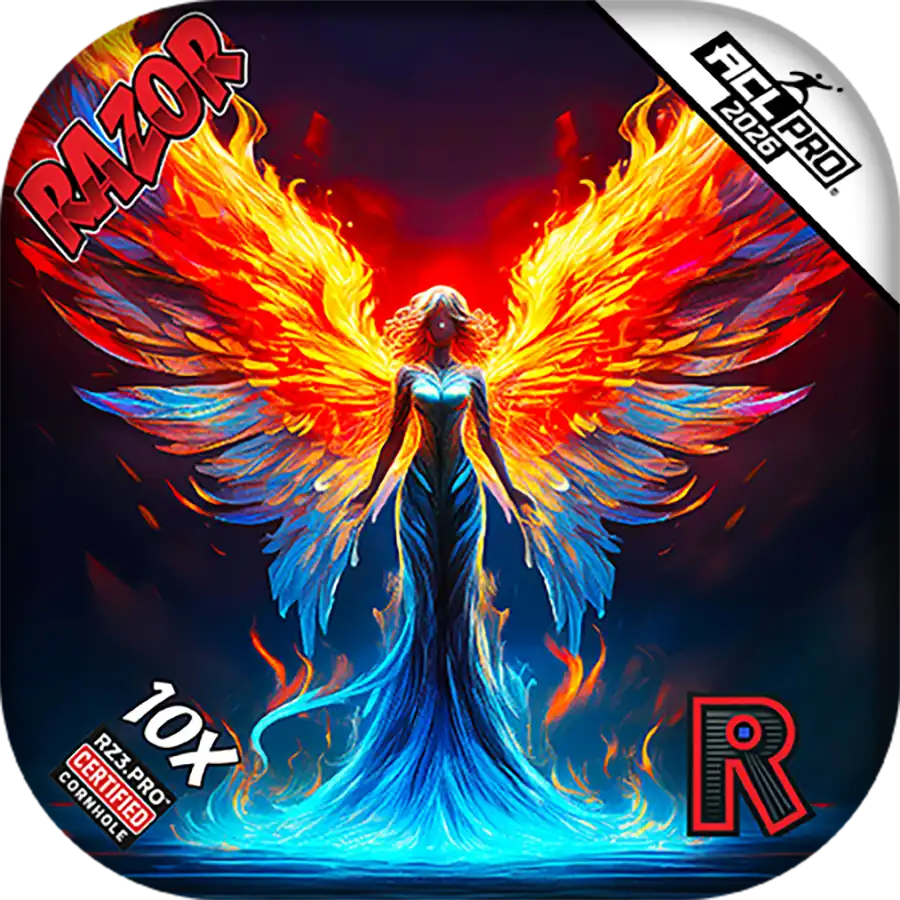 10X | Flame Angel | ACL PRO Razor Cornhole Bags