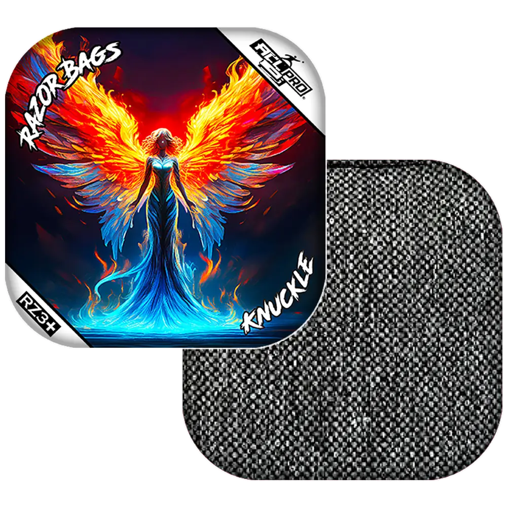 Knuckle | Flame Angel | ACL PRO Razor Cornhole Bags