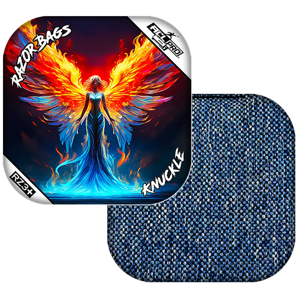 Knuckle | Flame Angel | ACL PRO Razor Cornhole Bags