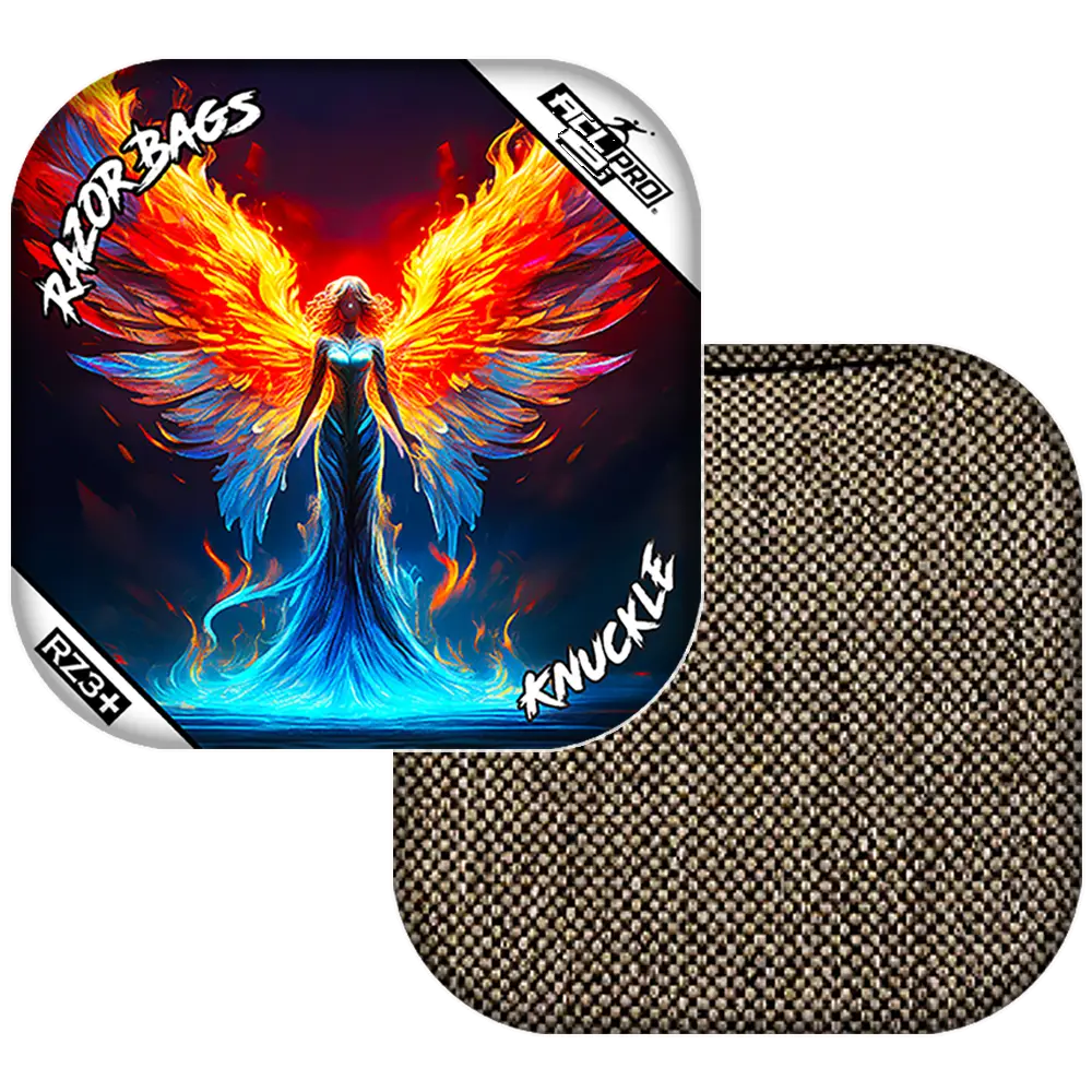 Knuckle | Flame Angel | ACL PRO Razor Cornhole Bags