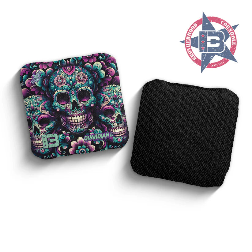 Brotherhood Cornhole Guardian - Dia De Los Muertos Skull Trio