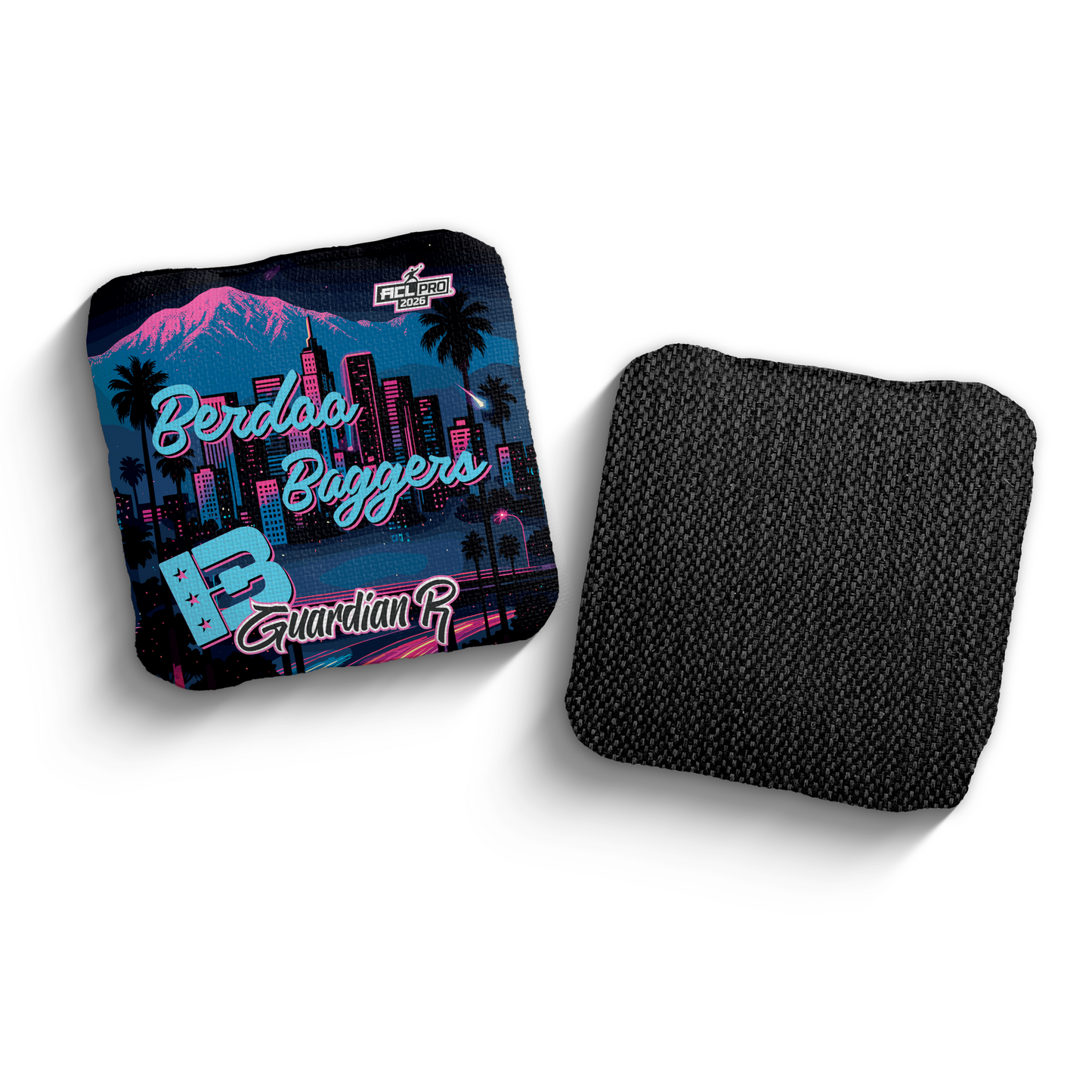 2026 Brotherhood Cornhole Guardian Berdoo Baggers Collaboration ACL Pro Stamped Cornhole Bags