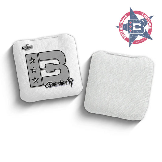 Brotherhood Cornhole Guardian - 2025 White Broadcast Edition Bags